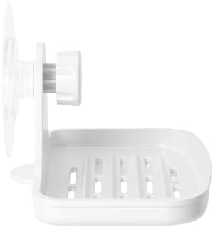 Umbra Flex Soap Dish, Adhesive Wall Mount Bathroom Shower, White