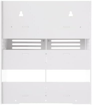 Wall-Mounted Bathroom Cabinet, No Drill Over Toilet Storage, White