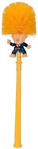 Toilet Brush Funny Cleaner Scrubber Toilet Bowl Brush with Holder,Gag Gifts Doll for Bathroom Decor Deep Cleaning Make Your Toilet Great Again