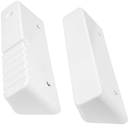11 inch Tip Out Sink Tray, 2 Pack Molded Sink Front Tip-Out Trays with Mounting Screws, Pull Out Shelf Home White Organizer, White