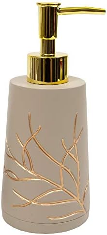 Sweet Home Collection Bathroom Accessories Sets Unique Collections Modern Classic Contemporary Decorative Beautiful Designs Bath Shower Tub Décor, Lotion Pump/Soap Dispenser, Branches (Pack of 1)