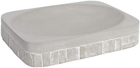 Sweet Home Collection Bathroom Accessories Collection Unique Decorative Beautiful Designs Bath Décor, Soap Dish, Avalon