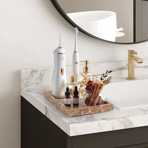 Marble Bathroom Tray,Pure Natural Vanity Tray