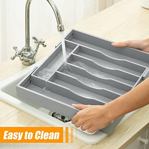 Kitchen Silverware Drawer Organizer and Storage Best Grandpa Grandfather Elder Men Father Day Grandparents Great Papaw Peepaw Grampy Pawpaw Granddad Happy Birthday Christmas Xmas Unique Cool Gifts