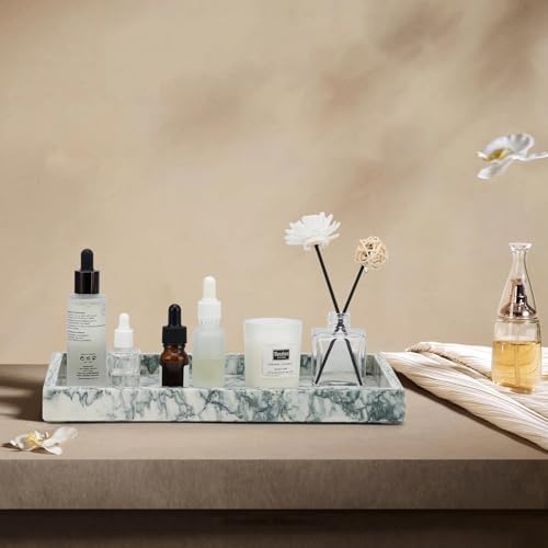 Marble Bathroom Tray,Pure Natural Vanity Tray