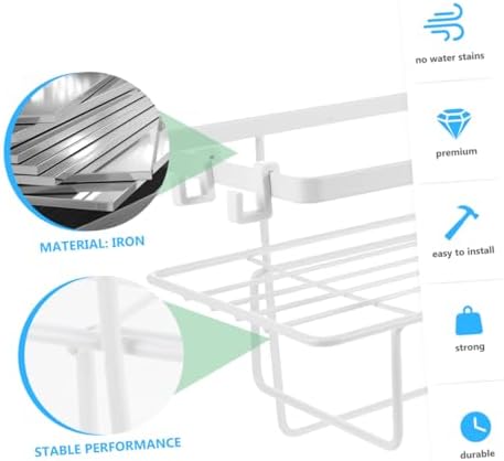 PRETYZOOM Iron Bathroom Rack Over Toilet Organizer Shelf for Storage