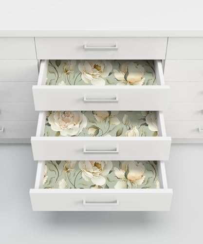 HAOKHOME Cabinet Liner Kitchen Drawer Liners Contact Paper 17.3in x 16.4ft