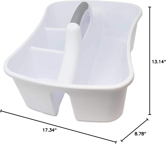 Bath Kitchen Divided Compartment Caddy Storage Sink Organizer Janitors Bucket Cleaning Storage Holder Shower Supplies Cabinet Container