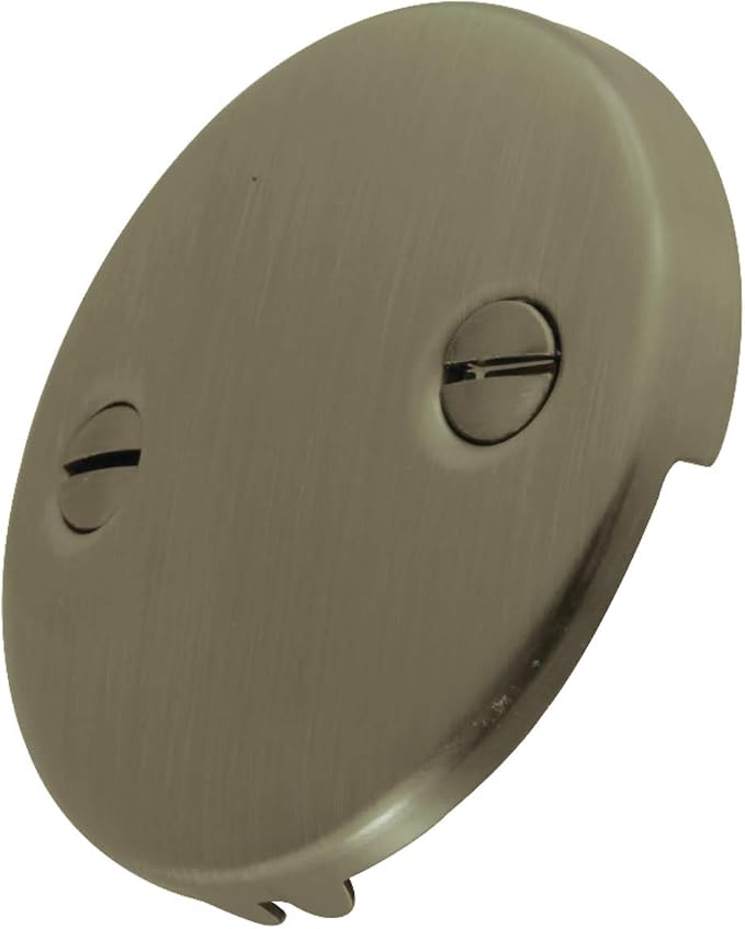 Kingston Brass DTT103 Bathtub Overflow Plate, Antique Brass