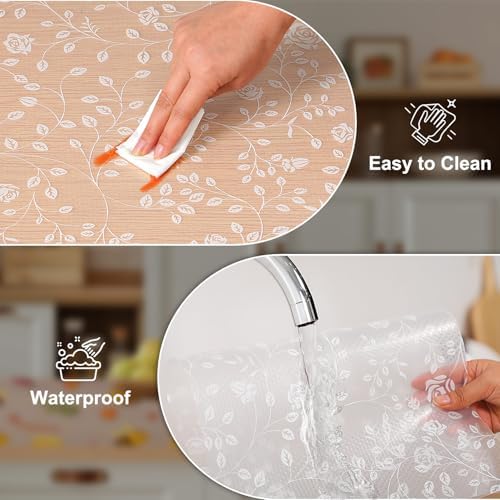 Cooyes Shelf Liner Non-Adhesive EVA Cabinet & Drawer Liner 17.5" x 360"