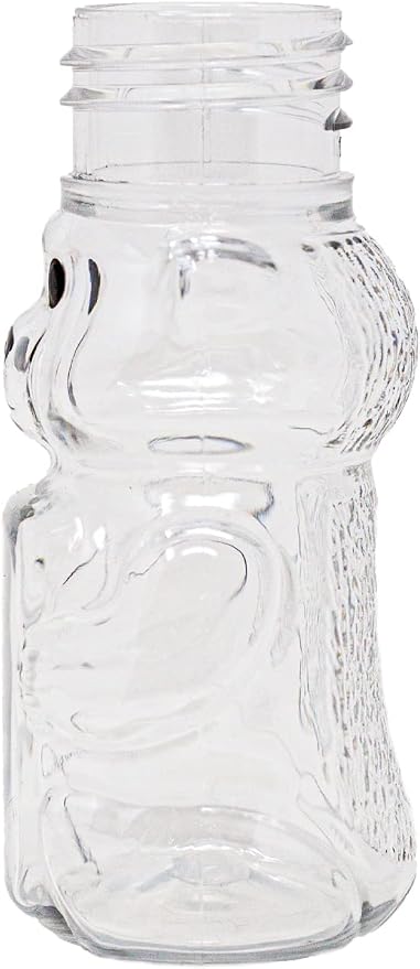 2 Ounce Honey Bears with Sealable Red Screw Top Lid - 24 Pack (2 oz. Bear, 24pk, Red)