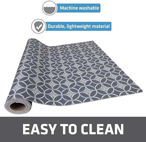 Drymate Premium XL Under Sink Mat, Waterproof Liners, 24”x59”, Indigo Grey