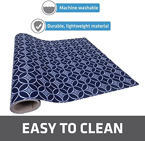 Drymate Premium XL Under Sink Mat, Waterproof Liners, 24”x59”, Indigo