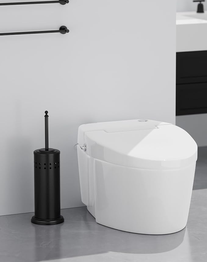 DOWRY Toilet Plunger with Holder for Bathroom