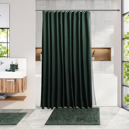 Clara Clark Bathroom Set, Shower Curtain Set, Bathroom Accessory Set