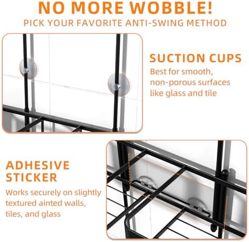Haging Shower Caddy for Handheld Showerheads,Over Head Shower organizer