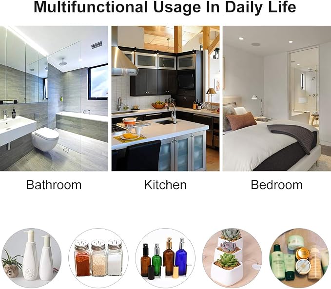 OwnMy Bathroom Shower Shelf Stainless Steel Bath Kitchen Basket Shower Caddy Rack, Rustproof Metal Bathroom Storage Floating Shelves Wall Mounted Shower Corner Rectangular Shelf - 16 Inch Black