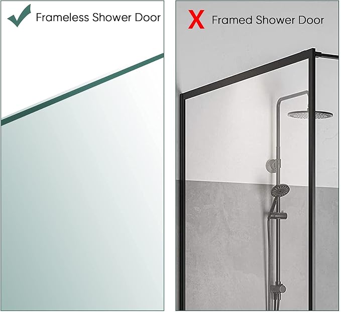 Taozun Over The Door Hooks - Stainless Steel Shower Towel Hooks, Squeegee Holder, Frameless Glass Shower Door, 2 Packs