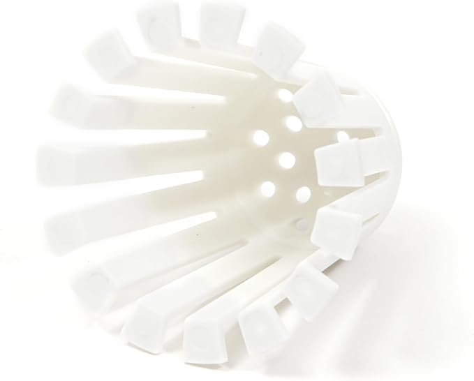 TubShroom Toss 21pk Disposable Bath Tub Drain Strainers - Hair Catcher Snare for Shower Bathtub to Prevent Clogged Drains, Traps Human and Pet Hair, One Year Supply (White)