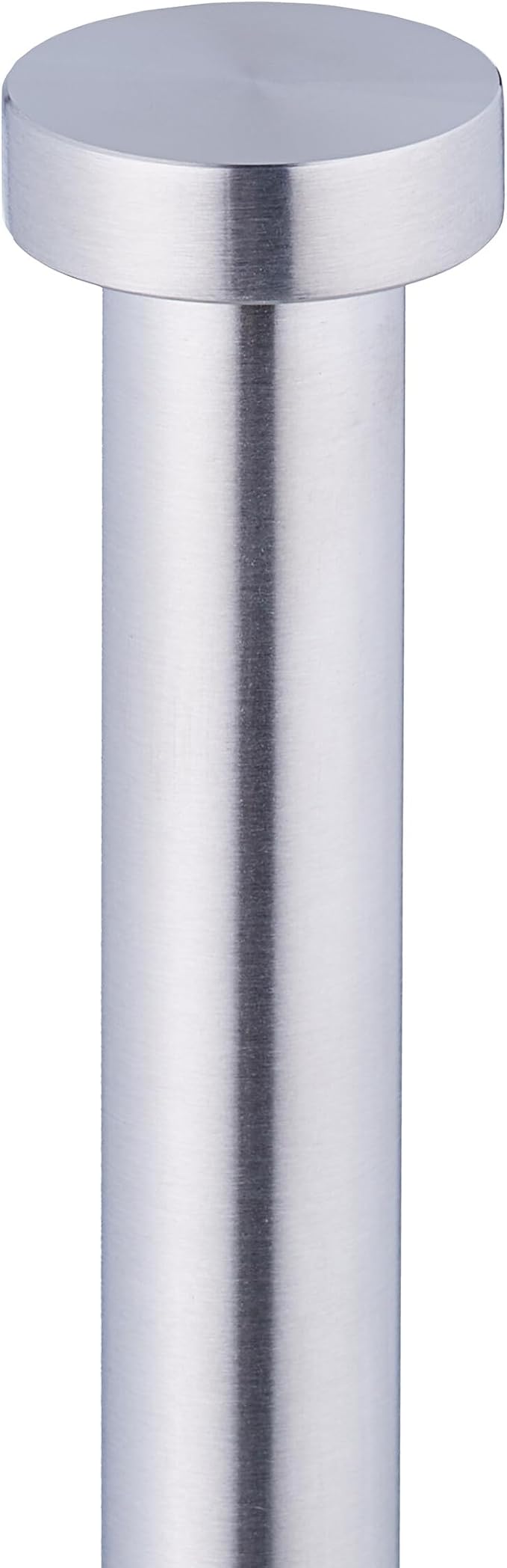 Relaxdays Replacement Roll Holder, Self-Adhesive, 2 Replacement Rolls, H x W x D: 26 x 4.5 x 7.5 cm, Toilet Paper Holder Wall, Silver