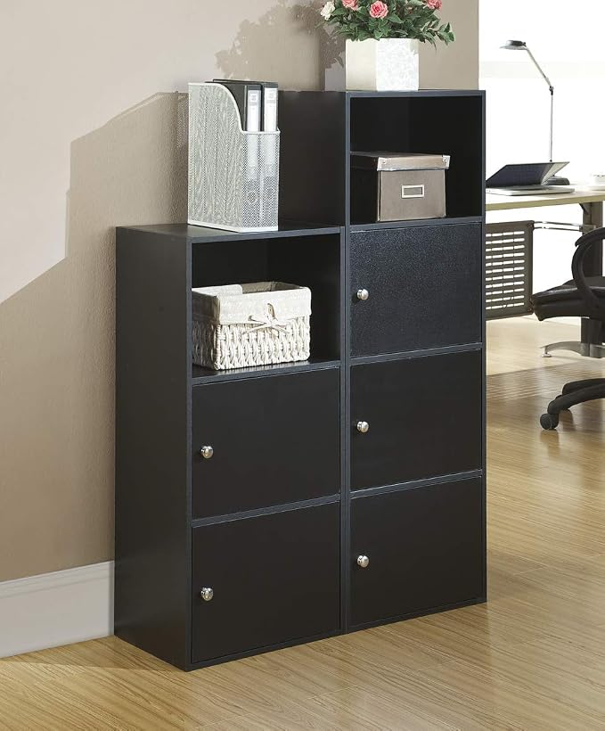 Convenience Concepts 151186 1-Door X-Tra Storage Cabinet, Black