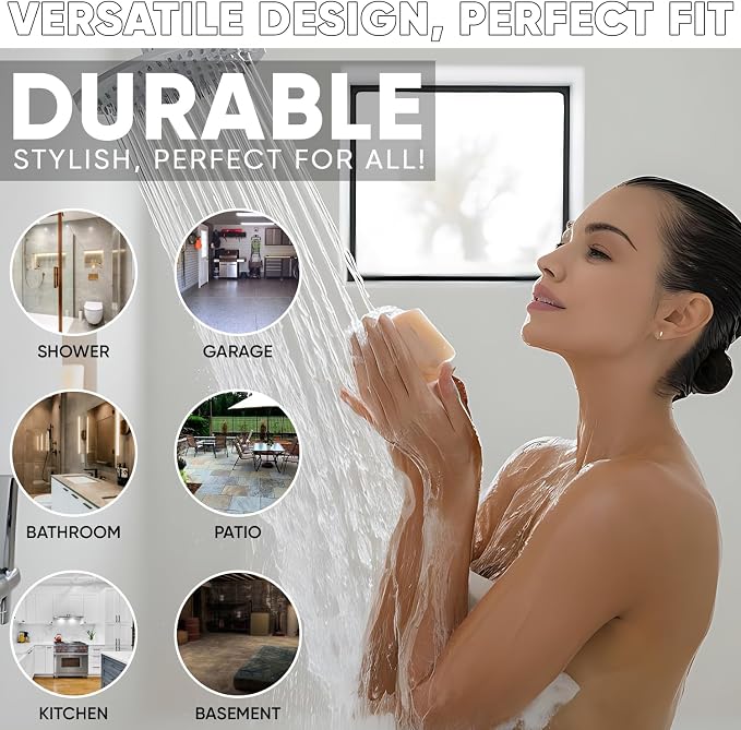 4 ¼” Chrome Snap-in Shower Drain Cover -Solid Brass Construction - 4.25" OD Premium Round Grate Strainer - Easy Install - Professional Grade and Durability - Polished Finish