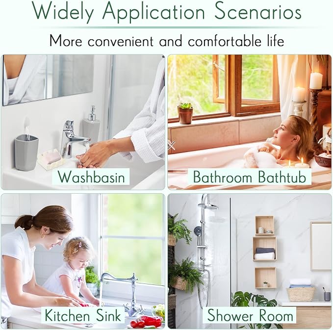 Cunhill 2 Pieces Silicone Soap Dish Self Draining Soap Dish Shower Waterfall Bar Soap Holder Tray with Drain Soap Saver for Kitchen Bathroom Accessories (Dark Grey,Cream White)