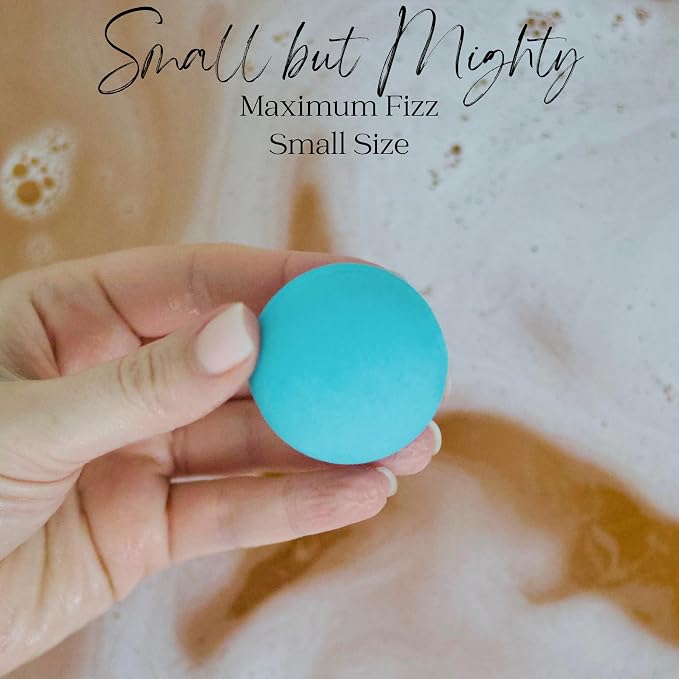 EvolutionUSA 9 Refresh Bath Bombs for Women – Fun Bath Bombs Mini Sized, Fun Womens Gift for Mother’s Day, Easter, Valentines, Birthday or Self Care, Organic Bathbombs Kids & Women, Bath Fun