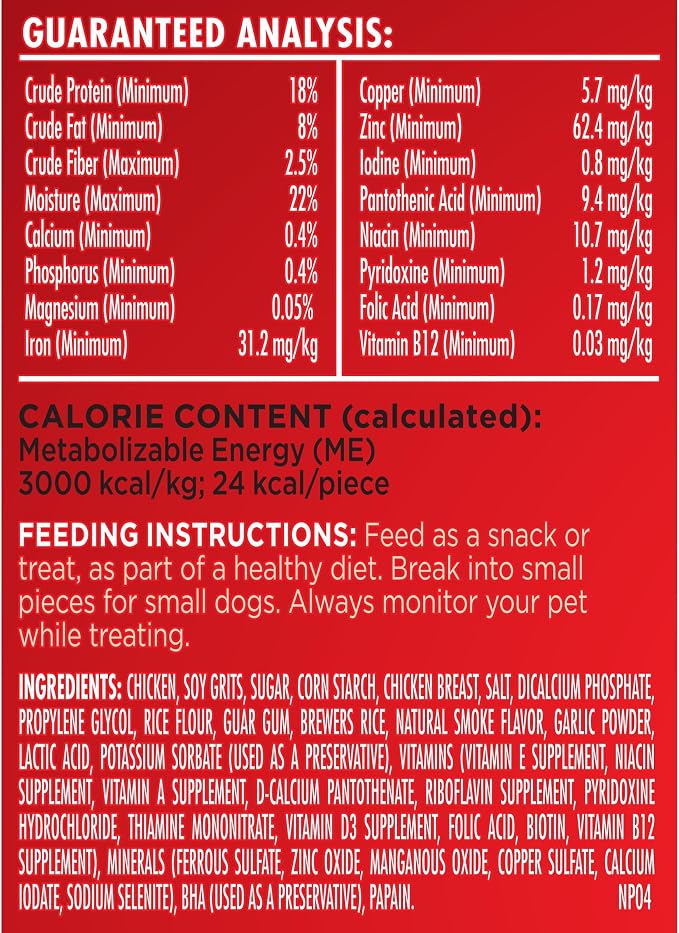 Milk-Bone Soft & Chewy Dog Treats, Made with Real Chicken, 25 Ounce Canister (Pack of 2)