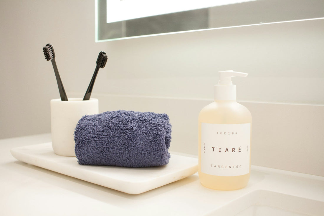 Vanity Trays and Canisters: How to Contain a Bathroom Counter