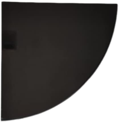 9 Inch Black Marble Corner Shower Shelf for Bathroom, Granite Stone Corner Shelves Both Side Polished for Bath Wall Mounted,Tiled Shower Walls (1Pcs - Black)