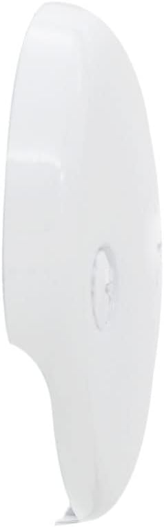 Westbrass Twist & Close Tub Trim Set with Two-Hole Overflow Faceplate, Powder Coat White, D94-2-50