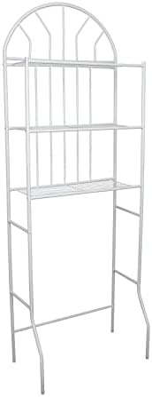 3-Tier Over The Toilet Storage Rack Stable Freestanding Toilet Rack Storage Shelves Bathroom Cabinet Tower Shelf Above Toilet Stand Multifunctional Organizer Over Toilet Shelf