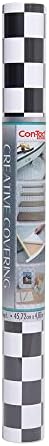 Con-Tact Brand Creative Covering, Self-Adhesive Shelf Liner, Multi-Purpose Vinyl Roll, Easy to Use and Apply, 18'' x 16', Boardwalk