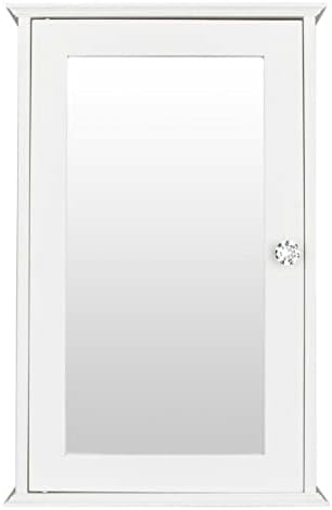 3 Tier Bathroom Wall Mount Medicine Cabinet w/Adjustable Shelves & Single Mirror