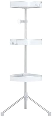Better Living HiRise 3 Standing Corner Shower Caddy, White