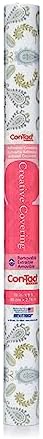 Con-Tact Brand Creative Covering, Self-Adhesive Shelf Liner, Multi-Purpose Vinyl Drawer Liner, Easy To Use And Apply, 18'' X 9', Abbey Sage