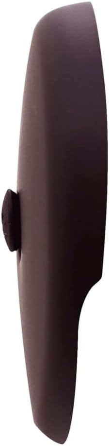 Westbrass 3-1/8" Single Hole Overflow Face Plate and Screw, Oil Rubbed Bronze, D328-12
