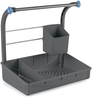 Polder Under Sink Storage Caddy, Kitchen and Bathroom Organization and Storage with Tray, Easy-to-Assemble, 16.75" x 10.5" x 16.5"