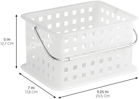 InterDesign iDesign Small Shower Caddy, Clear Frost (Pack of 9)