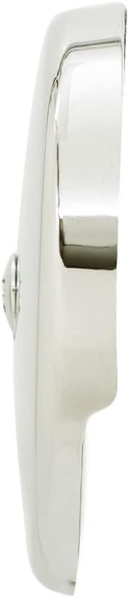 Westbrass D328-2-05 3-1/8" One-Hole Bathtub Overflow Faceplate and Screw, Polished Nickel (2-Pack)