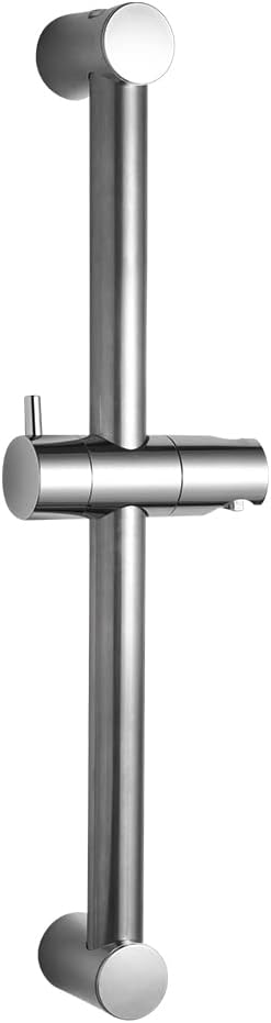 OFFO Shower Slide Bar 18 in Adjustable Installation Distance 12-17 in with 360° Adjustable Handheld Shower Head Holder for Bathroom, Screw Wall Mounted, Chrome Finish