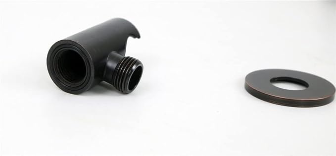Hand Held Shower Head Holder with Hose Connector Shower Wand Holder Wall Mount Handheld Shower Handle Sprayer Holder Shower Hose Adapter Shower Elbow with Spray Head Bracket Oil Rubbed Bronze
