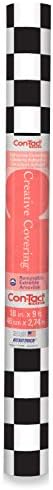 Con-Tact Brand Creative Covering, Self-Adhesive Shelf Liner, Multi-Purpose Vinyl Drawer Liner, Easy To Use And Apply, 18'' X 9', Boardwalk