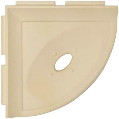 Questech 5" Shower Soap Dish Shelf for Inside Shower, Lugged for New Construction, Bath Organizer for Tiled Walls, Corner Soap Holder, Metro Lugged, Sand Matte