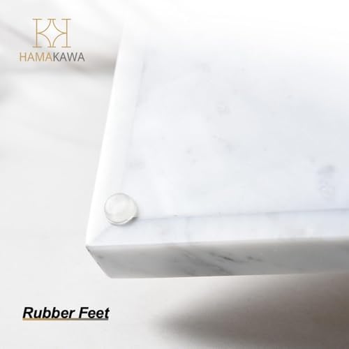 Italian White Marble Vanity Tray, Real Natural Bathroom Tray 12 inch, Carrara White Stone Trays, Large Perfume Trays, Cosmetic Organizer