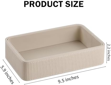 Small Valet Tray Key Bowl Nightstand Organizer Bedside CatchallTray