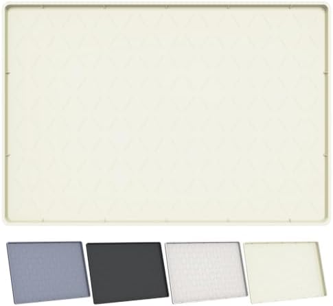Extra Thick Under Sink Mat Waterproof with Raised Edge 34" x 22"