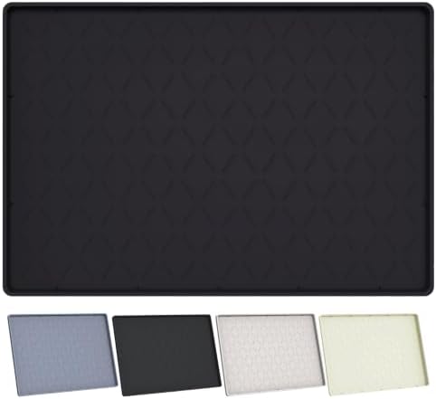 Extra Thick Under Sink Mat Waterproof with Raised Edge 19" x 28"