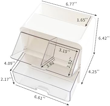Bandages Storage Organizer, White, Plastic